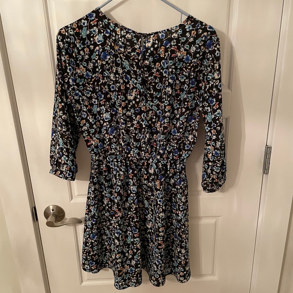 LUSH Patterned Fall Dress